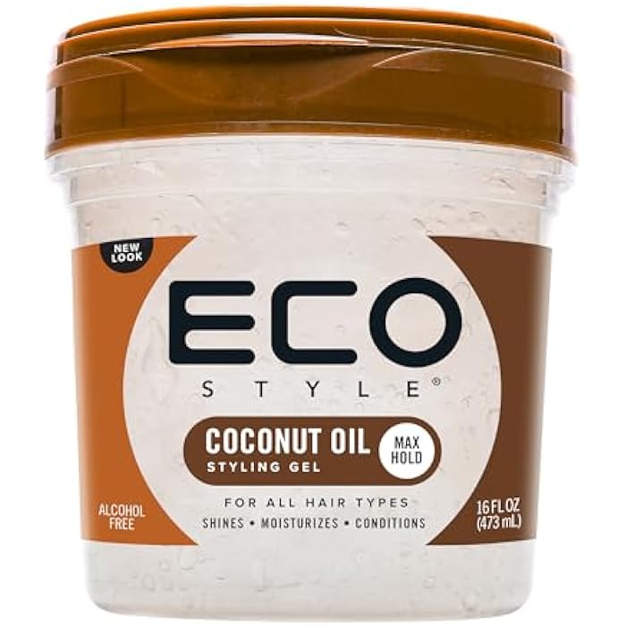 Eco Style جل تصفيف جوز الهند من إيكو ستايل، 16 أونصة - Image 1